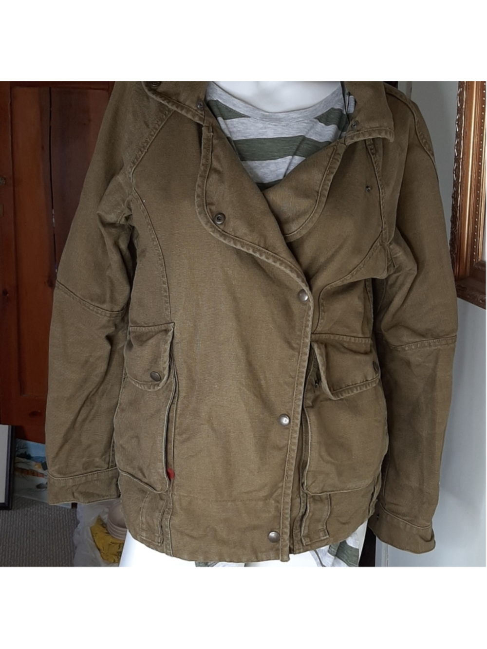 Aritzia Wilfred Free Linen Cotton Jacket